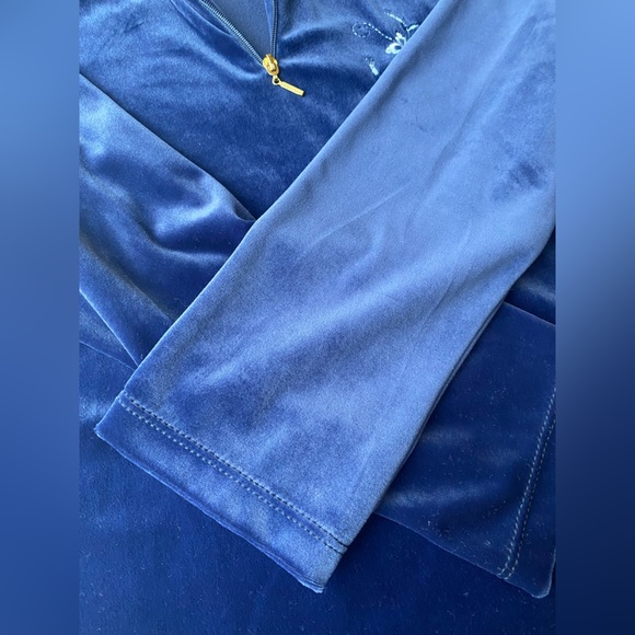 Vanity fair 2 pieces velour loundge blue - Picture 6 of 16